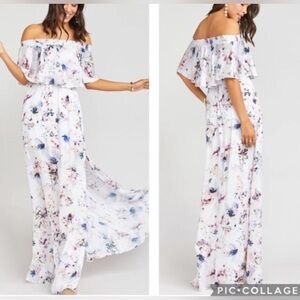 Show Me Your Mumu Floral Hacienda Maxi Dress | Medium